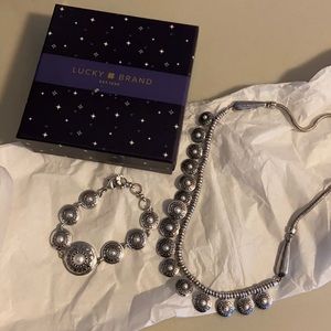 lucky brand necklace/bracelet set